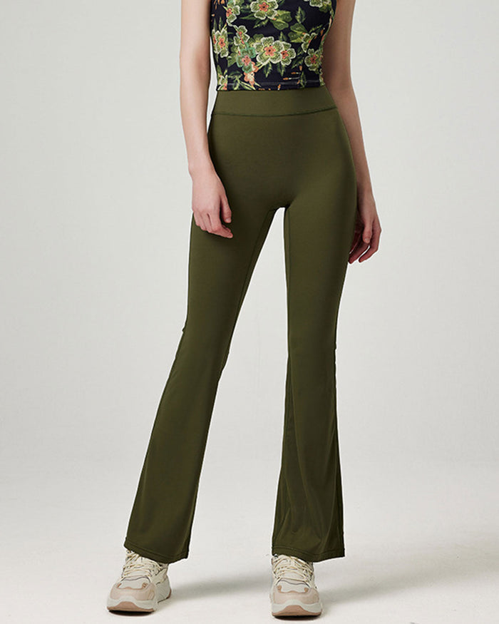 Yeşil Normal Bel Sleek Leggings