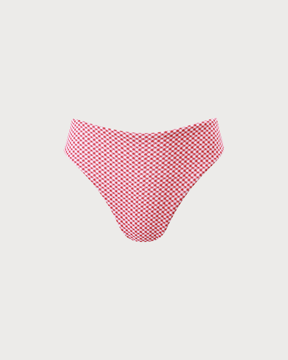 Kırmızı Ekoseli Bikini Altı