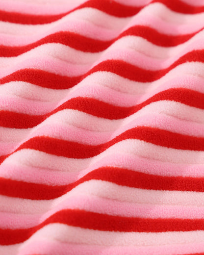 Pembe Çizgili Bikini Takımı