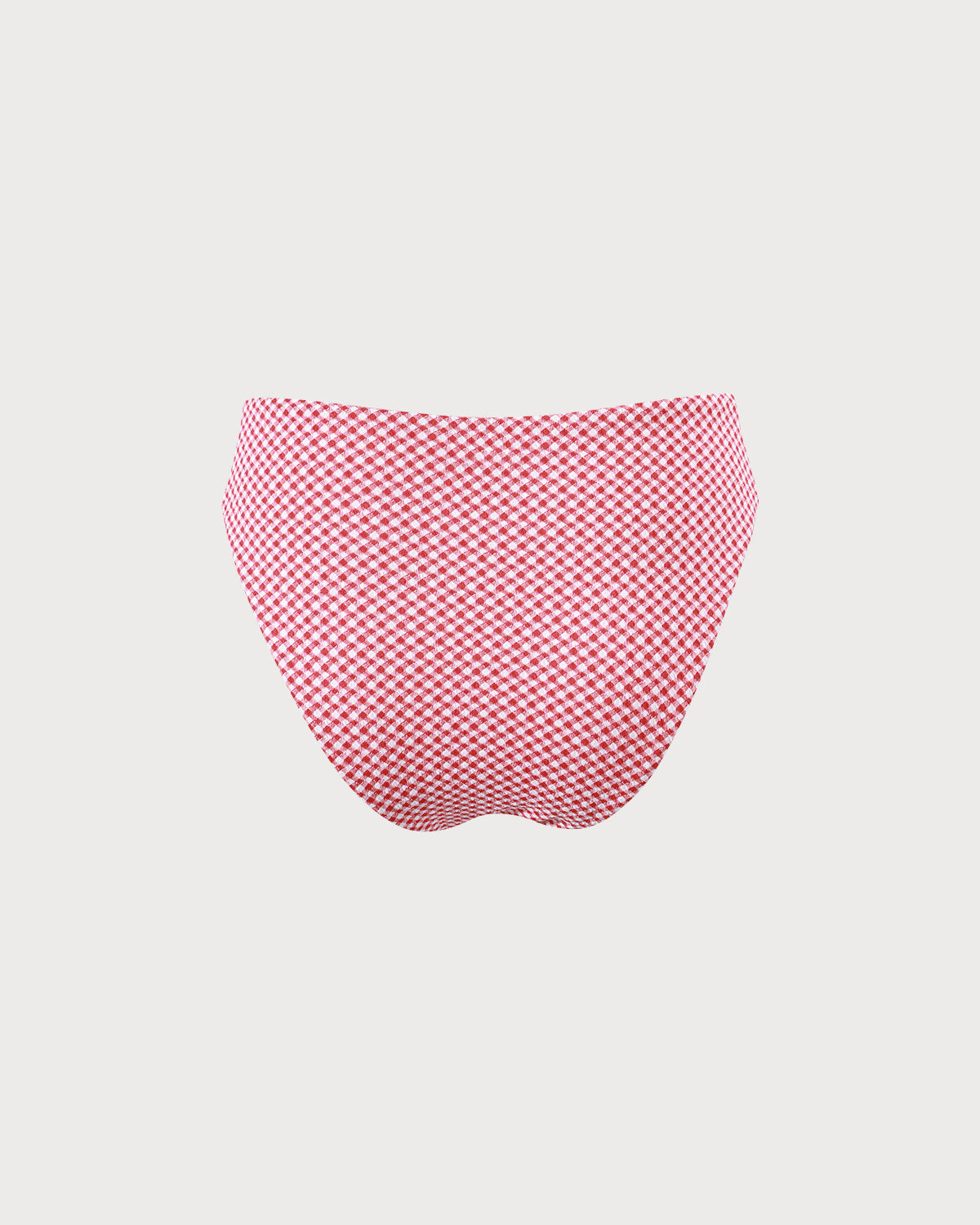 Kırmızı Ekoseli Bikini Altı