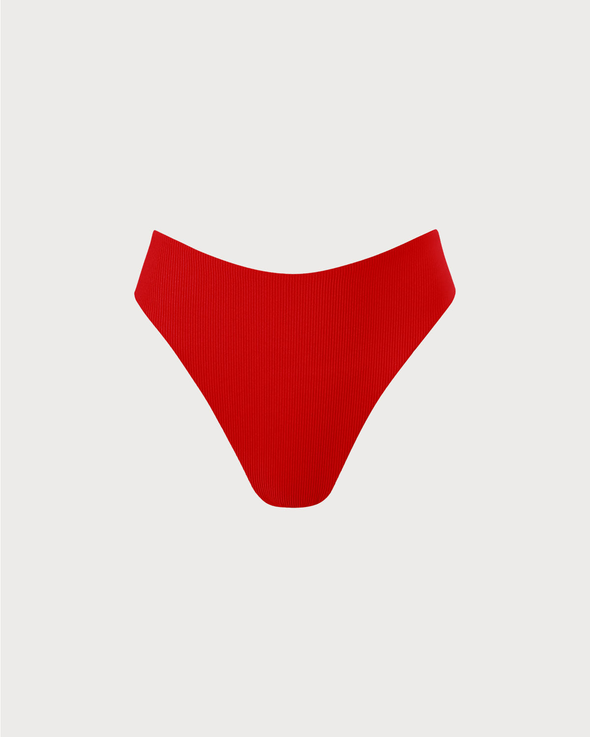Kırmızı Ribbed Bikini Altı