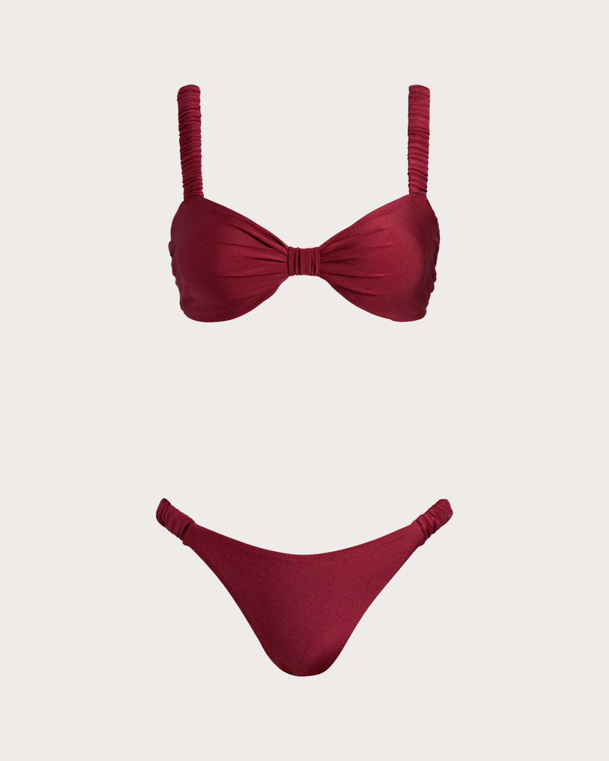 Kırmızı Bralet Bikini Takımı