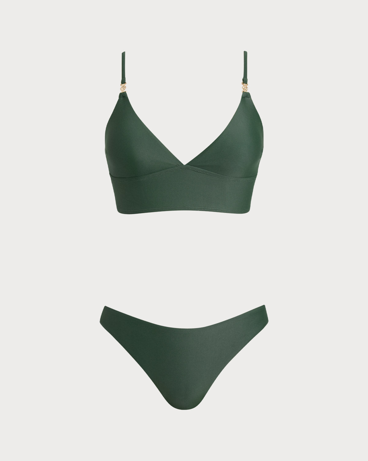 Yeşil Çapraz Tankini Set