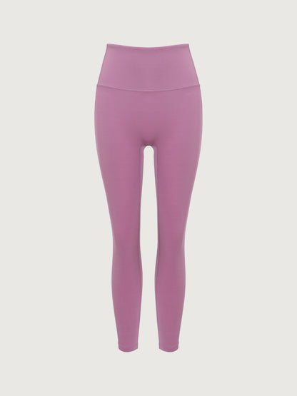 Pembe Yüksek Bel Hızlı Kuruyan Leggings