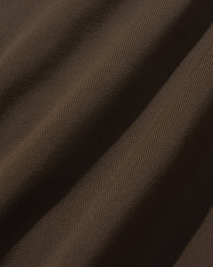 Kahve Çapraz Tek Parça Mayo Swimwear