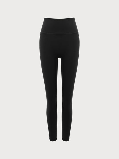 Siyah Yüksek Esnek Leggings