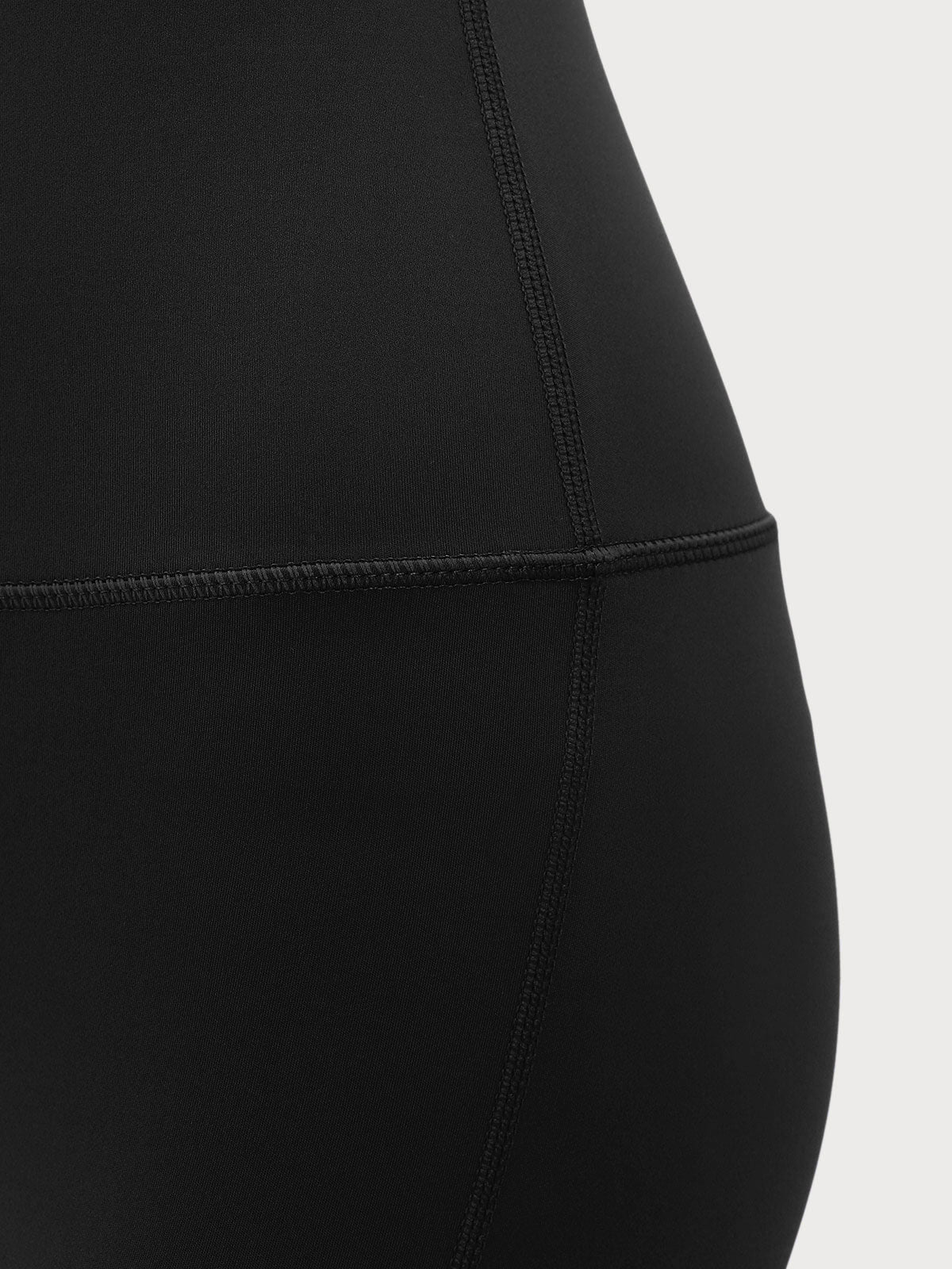Siyah Yüksek Esnek Leggings