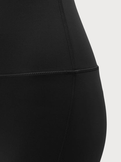 Siyah Yüksek Esnek Leggings
