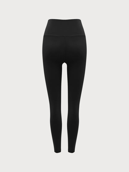 Siyah Yüksek Esnek Leggings