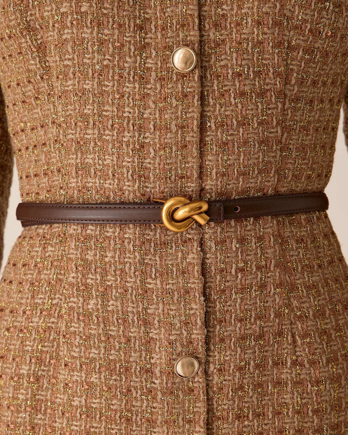 Kahve Retro Leather Belts