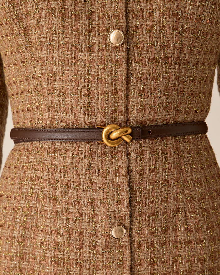 Kahve Retro Leather Belts
