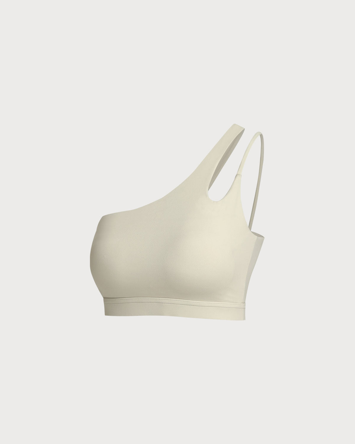 Kayısı Crop One Shoulder Yoga Cami Üst