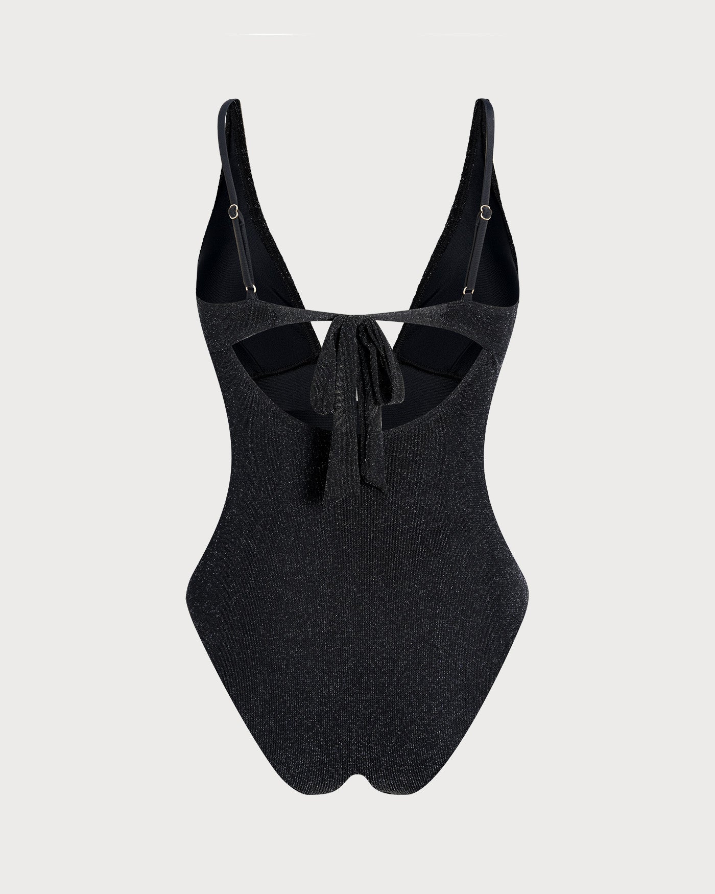 Siyah Payetli Bralet Tek Parça Mayo