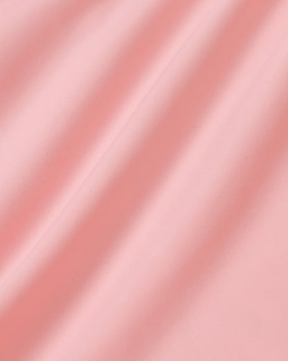 Pembe U Yaka Yoga Atlet - Hafif Destekli