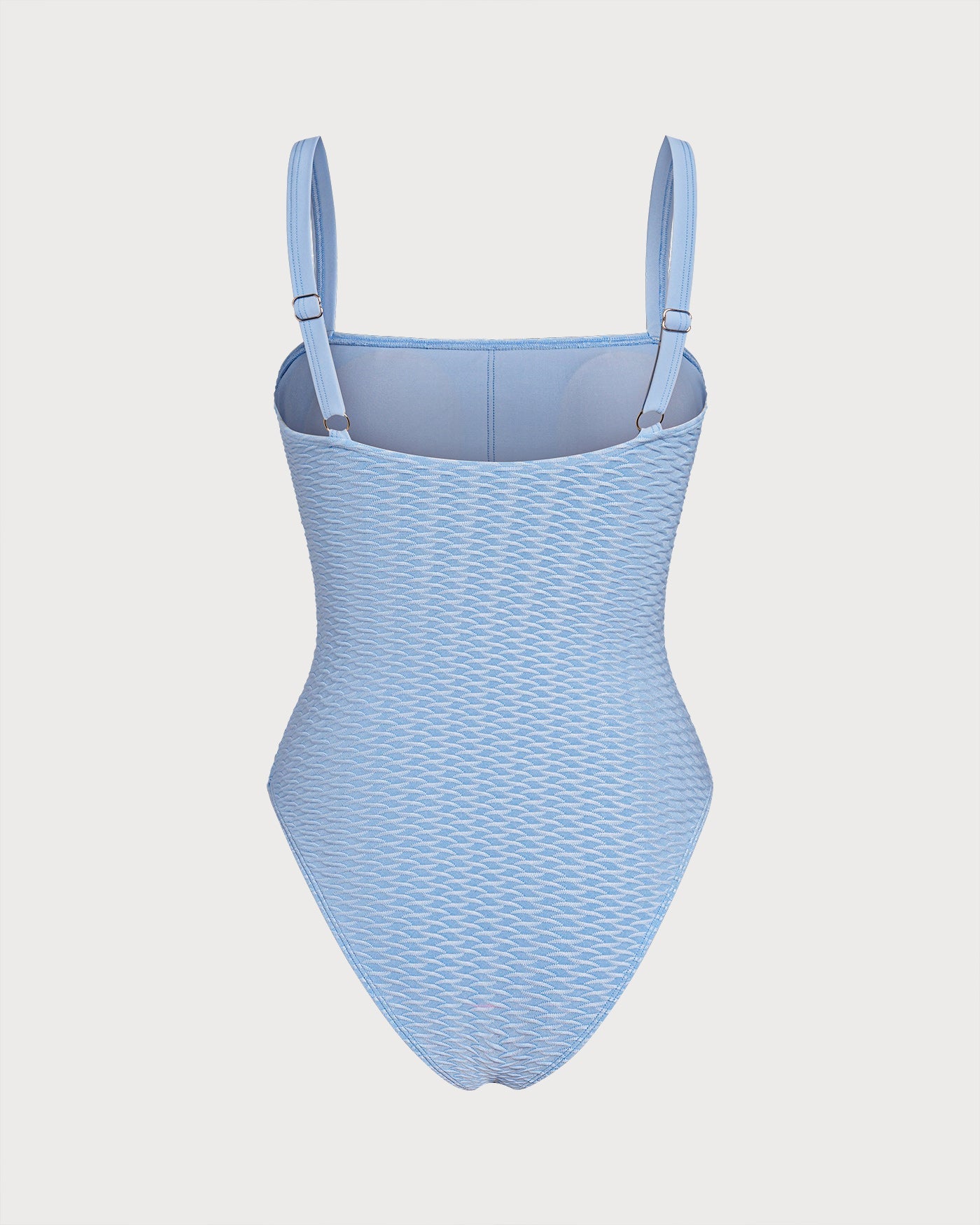 Mavi Halka Detaylı Bandeau Tek Parça Mayo Swimwear