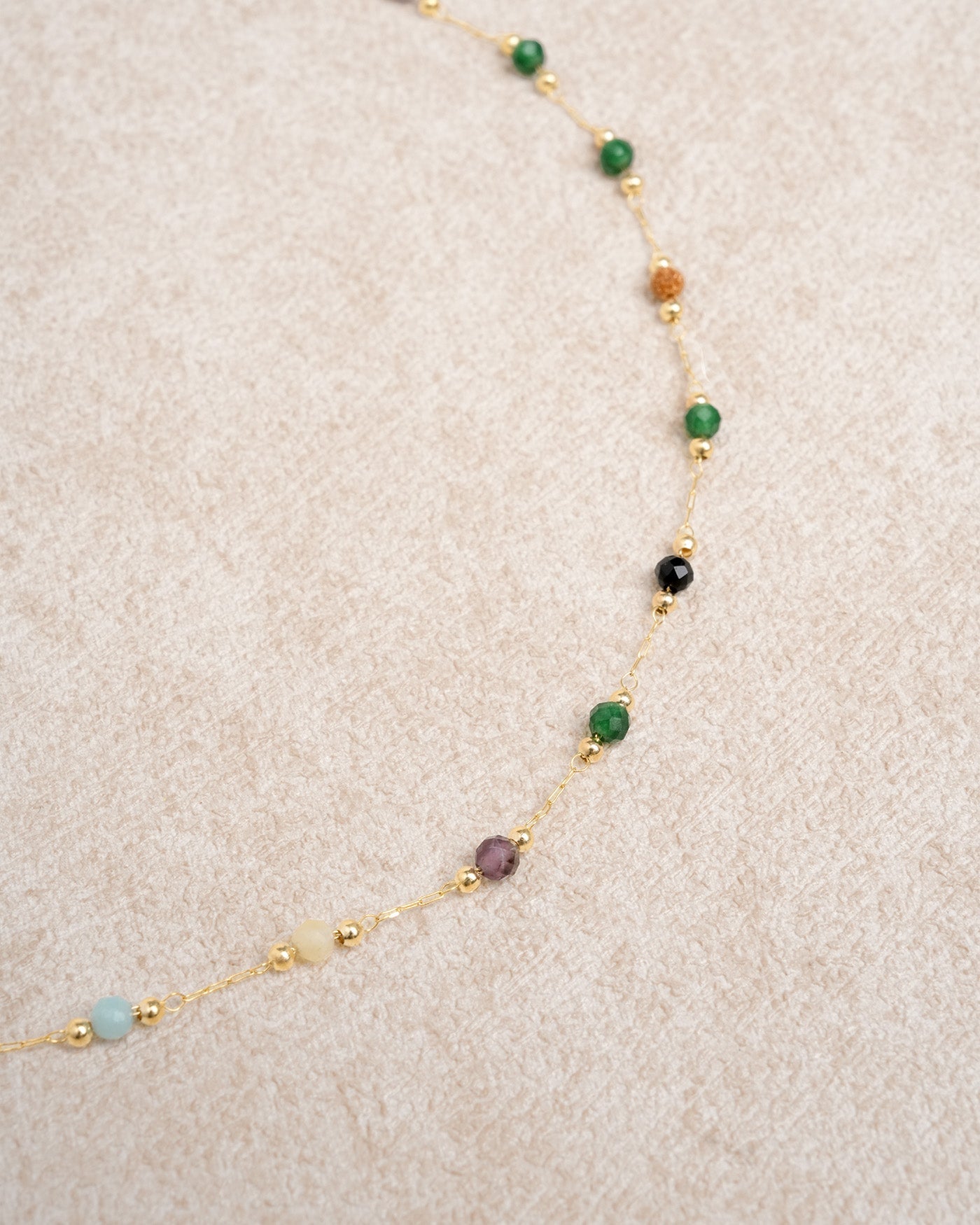 Altın Spacer Bead Kolye