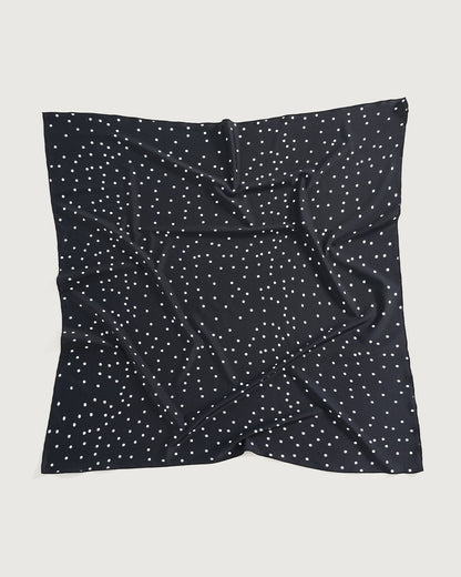 Siyah Polka Dots Şal