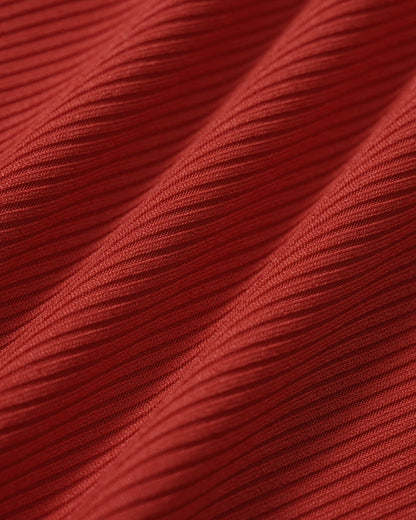 Kırmızı Boyundan Bağlamalı Üçgen Tek Parça Mayo Swimwear