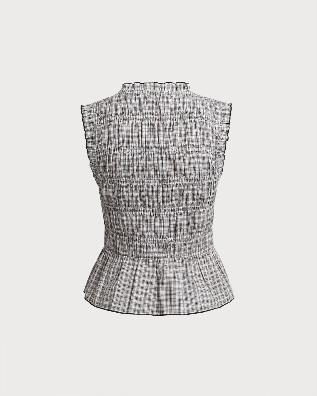 Siyah Ekoseli Bowknot Atlet