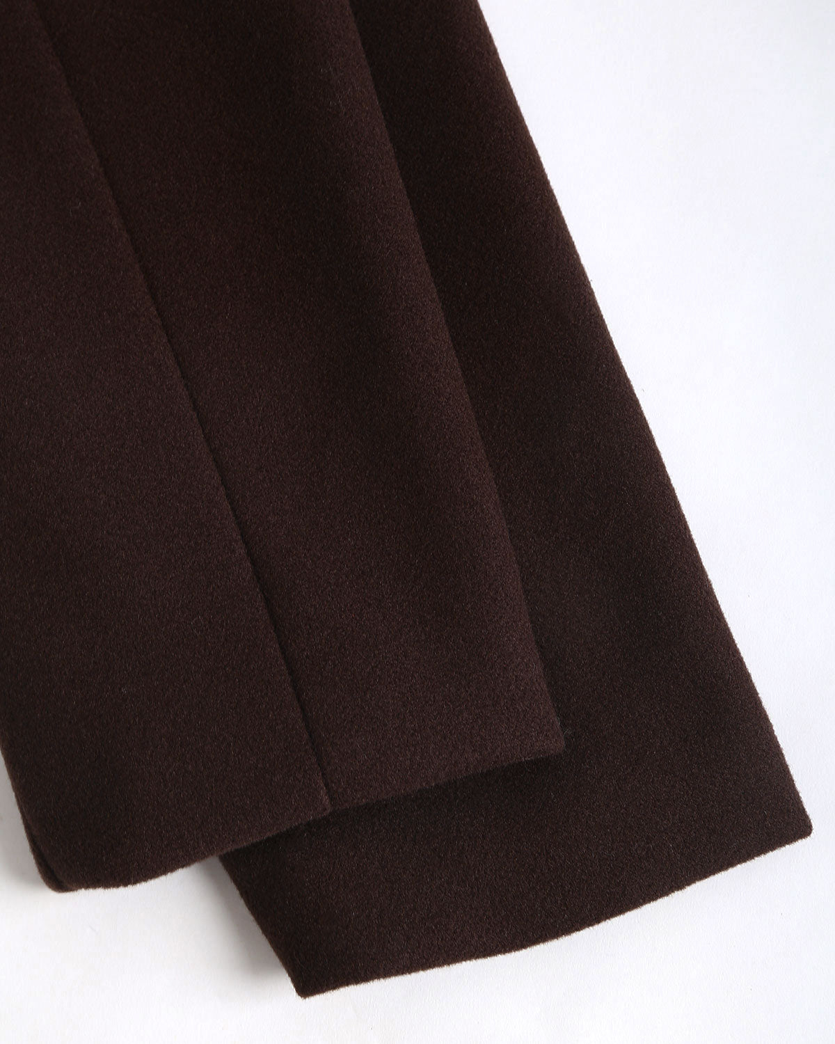 Kahve Belted Shawl Kaban