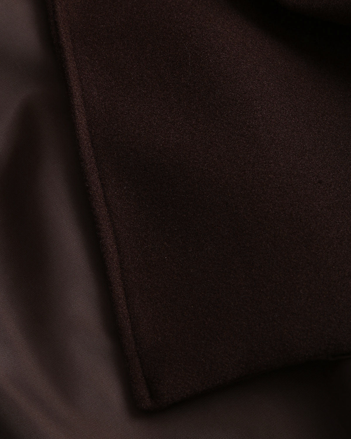 Kahve Belted Shawl Kaban