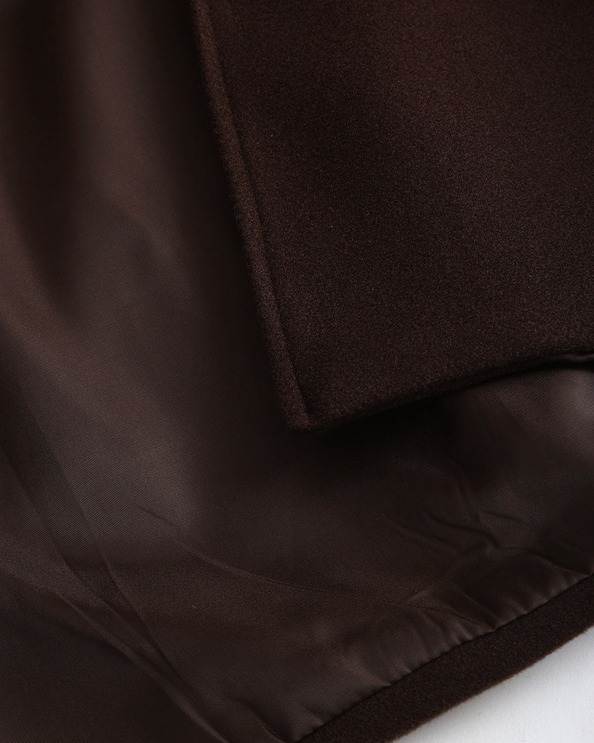 Kahve Belted Shawl Kaban